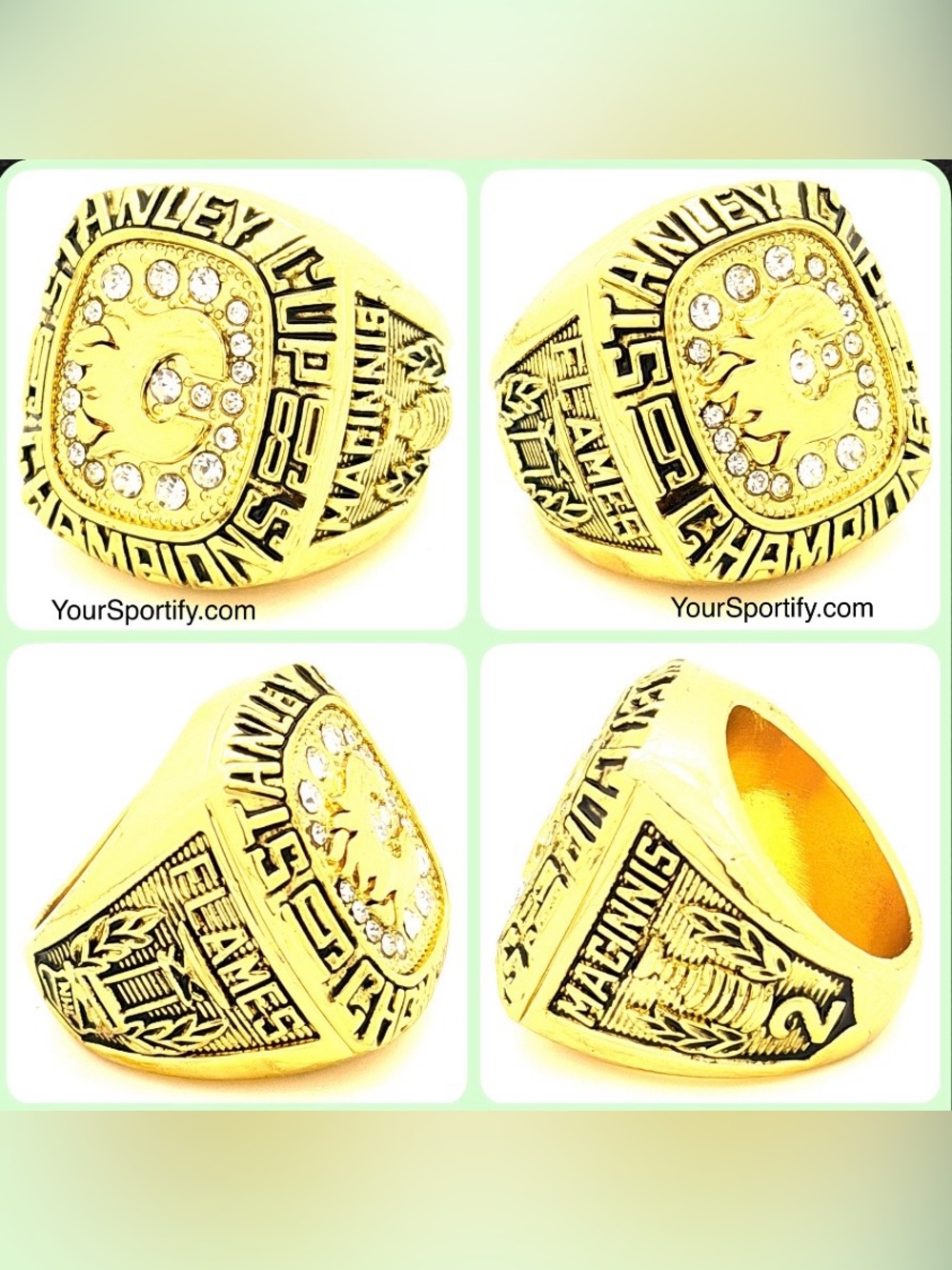 NHL / 1989 Calgary Flames Stanley Cup Championship Ring